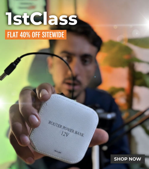 1st Class | ROUTER POWER BANK /12 VOLT/ 9 VOLT - APPLE ORIGINAL
