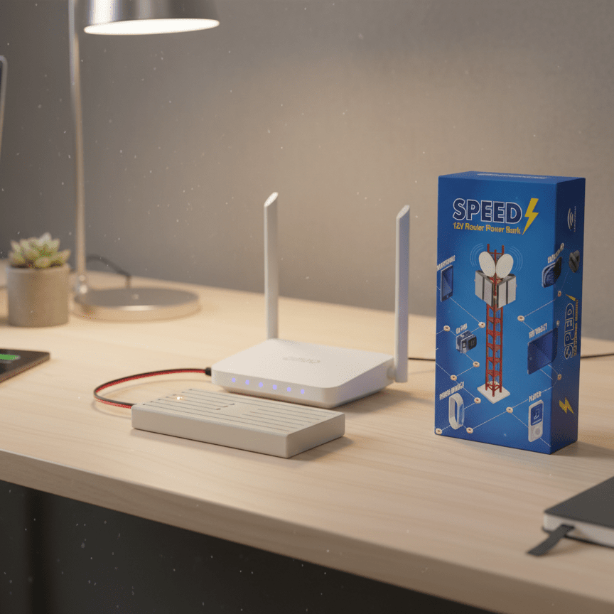 1st Class | ROUTER POWER BANK /12 VOLT/ 9 VOLT - APPLE ORIGINAL